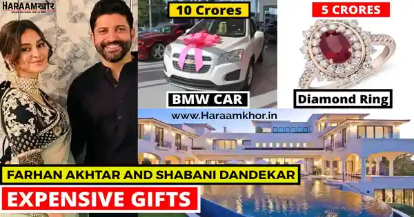 Farhan Akhtar and Shibani Dandekar Marriage Gifts - HaraamKhor